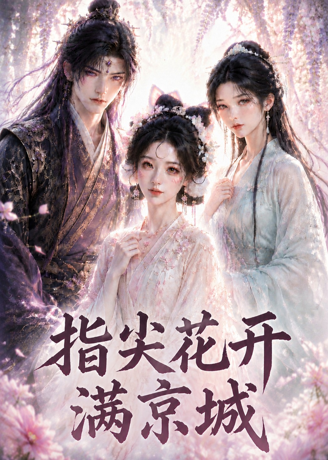 指尖花开满京城封面